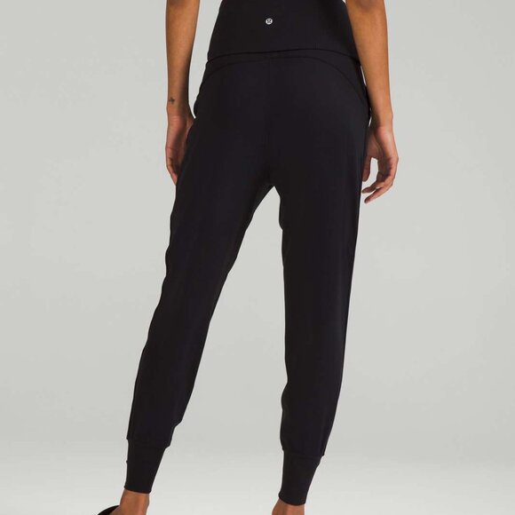 lululemon athletica Pants - Lululemon Align Super-High-Rise Ribbed-Waist Jogger Black Size 8
